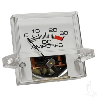 Performance Plus Carts 0/30 Square Ammeter for 36-Volt Powerwise Charger Made for EZGO Golf Cart | OEM 28105-G01