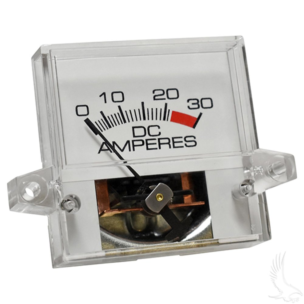 Performance Plus Carts 0/30 Square Ammeter for 36-Volt Powerwise Charger Made for EZGO Golf Cart | OEM 28105-G01