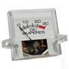 Performance Plus Carts 0/30 Square Ammeter for 36-Volt Powerwise Charger Made for EZGO Golf Cart | OEM 28105-G01 view 1