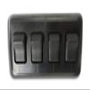 Quad (4) Gang On-Off 12V Black Light Switch -RV Camper Trailer Marine Boats 12 view 1