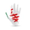 Repsters Jester Football Gloves  Super Sticky Receiver Gloves to Boost Grip & Performance for Games & Training  Elite Trendy Wide Receiver Gear  Adult & Youth Sizes (Jester, Adult-Small) view 4