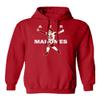 Baku Apparel Kansas AIR Mahomes Football Men's Hooded Sweatshirt (Red, 5X-Large) view 1