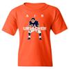Baku Apparel Chicago AIR Urlacher Football Boys Girls Youth T-Shirt (Orange, Youth - Small) view 1