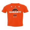 Baku Apparel Cleveland AIR Garrett Football Little Kids Girls Boys Toddler T-Shirt (Orange, 2T) view 1