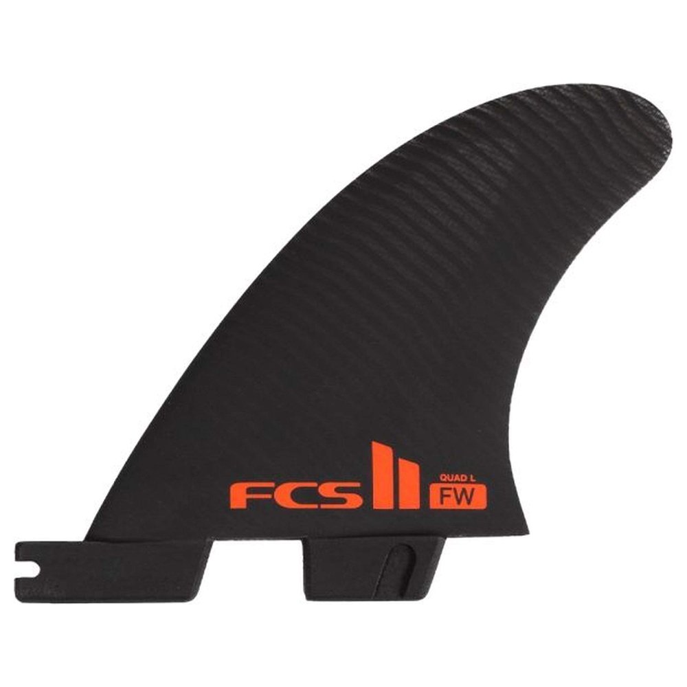FCS 2 FW PC Tri-Fin Set Black Large