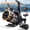 Fishing Reel Collapsible Handle and Metal Shaped Body for Freshwater and All Season Fishing view 2