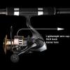 Fishing Reel Collapsible Handle and Metal Shaped Body for Freshwater and All Season Fishing view 3