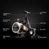 Fishing Reel Collapsible Handle and Metal Shaped Body for Freshwater and All Season Fishing view 4