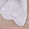 Cute Baby Lace Hat Infant Baby Girls Bonnet Newborn Christening Cap Summer Sun Hats for Girls (White-A, S) view 2