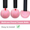 URBEST Walker Tennis Balls 4pcs Precut Heavy Duty Tennis Balls for Walkers, Pre Cut, Pink view 3