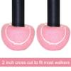 URBEST Walker Tennis Balls 4pcs Precut Heavy Duty Tennis Balls for Walkers, Pre Cut, Pink view 4