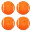 URBEST Walker Tennis Balls 4pcs Precut Heavy Duty Tennis Balls for Walkers, Pre Cut, Orange view 1