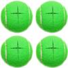 URBEST Walker Tennis Balls 4pcs Precut Heavy Duty Tennis Balls for Walkers, Pre Cut, Green view 1