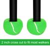 URBEST Walker Tennis Balls 4pcs Precut Heavy Duty Tennis Balls for Walkers, Pre Cut, Green view 4