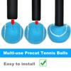 URBEST Walker Tennis Balls 4pcs Precut Heavy Duty Tennis Balls for Walkers, Pre Cut, Light Blue view 3
