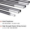 Azarxis Aluminum Rod Tent Pole Replacement Camping Accessories, Multifunction Lightweight Tent Poles Repair Kit, 7001 Series Aircraft-Grade Aluminum - 2 Poles (20ft (610cm)) view 3