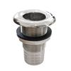 NRC&XRC Marine Grade Stainless Steel Barbed Short Straight 1" ID Thru-Hull with Nut&Custom Gasket for Boat view 1