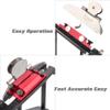 M.SJUMPPER ARCHERY Fletching Jig Adjustable Fletches Tool with Straight Clamp for DIY Arrows Shafts view 3
