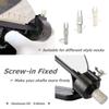 M.SJUMPPER ARCHERY Fletching Jig Adjustable Fletches Tool with Straight Clamp for DIY Arrows Shafts view 4