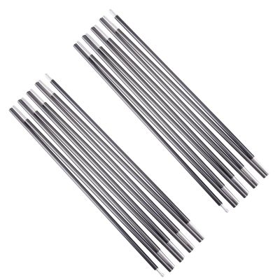 Azarxis Aluminum Rod Tent Pole Replacement Camping Accessories, Multifunction Lightweight Tent Poles Repair Kit, 7001 Series Aircraft-Grade Aluminum - 2 Poles (16.3ft (496cm))