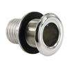 keehui 316 Stainless SteelCombo Stainless Steel 1-1/2" I.D.Thru-Hull Fitting w/Nut &Gasket for Boats, Yachts, Marine view 1