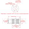 keehui 316 Stainless SteelCombo Stainless Steel 1-1/2" I.D.Thru-Hull Fitting w/Nut &Gasket for Boats, Yachts, Marine view 2