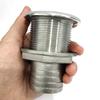 keehui 316 Stainless SteelCombo Stainless Steel 1-1/2" I.D.Thru-Hull Fitting w/Nut &Gasket for Boats, Yachts, Marine view 4