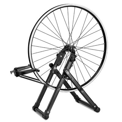Truing Stand, Wheel Truing Stand, Wheel truing Stand, Tire Wheel Maintenance Holder,Foldable Home Mechanic Tire Truing Stand,Professional Maintenance Tool for 25" - 27" Wheel Truing Stand