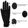 ChinFun Kids Horse Riding Gloves Equestrian Horseback Gloves for Youth Children Boys Girls Outdoor Biking Cycling Running Black M view 3