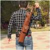 LUCKFY Genuine Leather Arrow Holder - Back Arrow Quiver - Traditional High-Grade Handmade Quiver - for Hunting & Archery Sports Shooting Target Practice view 3