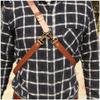 LUCKFY Genuine Leather Arrow Holder - Back Arrow Quiver - Traditional High-Grade Handmade Quiver - for Hunting & Archery Sports Shooting Target Practice view 4