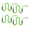 DockMoor Dock Lines with Hook - Boat Bungee Dock Lines 4 Pack 4-5.5 ft Boat Accessories Perfect for PWC,Jet Ski,Pontoon,Seadoo,Kayak - Yellow&Green view 1