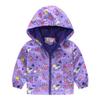 TUIJI Girls Rain Jacket, Windbreaker Kids Raincoat Waterproof Zip Jacket 3T 4T Purple(Style 07,120) view 1