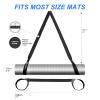 A AZURELIFE [MAT NOT Included] Yoga Mat Sling, Yoga Mat Straps for Carrying, Easy-Cinch Yoga Mat Holder Strap view 2
