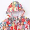 Girls Rain Jacket, Windbreaker Kids Raincoat Waterproof Zip Jacket 3T 4T Light Colourful(Style 05,120) view 3