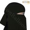 bonballoon Half Niqab Nosepiece Face Cover Veil Breathable Clothing For Muslim Islam Islamic Hijab Hejab Women Womens Burqa Abaya Jilbab (Dark Green) view 2