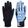 ChinFun Horse Riding Gloves Equestrian Gloves Kids for Boys Girls Horseback Grip Gloves Youth Children Rider Mitts Riding Sports Outdoor Bike Gardening Cycling Running Cartoon Pony Blue Size L view 3