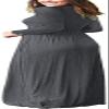 AUSELILY Plus Size Maxi Dress for Women Casual Long Sleeve Crewneck Empire Waist Long Dresses with Pockets 2026 Dark Gray XL view 4