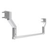 Pull-Up Bars AGYH Steel Chin, Wall-Mounted Large Base Horizontal Bar, Beam Swing Frame, Sandbag Resistance Band Fitness Equipment, Load 250KG (Color : Silver)