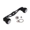 angwang Fishing Handle,Fishing Handle Reel Double Knob Replacement Baitcasting Accessory Aluminum Alloy view 1