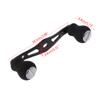 angwang Fishing Handle,Fishing Handle Reel Double Knob Replacement Baitcasting Accessory Aluminum Alloy view 3
