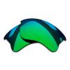 Shadespa Polarized Replacement Lenses for Oakley Half Jacket XLJ Sunglasses - Jade Black + Grass Green + Lake Blue + Amber Sunrise view 3