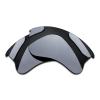 Shadespa Polarized Replacement Lenses for Oakley Half Jacket XLJ Sunglasses - Jade Black + Silver Frost view 3