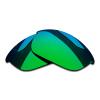 Shadespa Polarized Replacement Lenses for Oakley Half Jacket Sunglasses - Grass Green + Amber Sunrise view 2