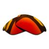 Shadespa Polarized Replacement Lenses for Oakley Half Jacket Sunglasses - Grass Green + Amber Sunrise view 3