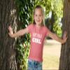 Birthday Girl Shirt Girls Birthday tee Outfit Toddler Baby 1st 2nd 3rd 4th 5th 6th 7th (White on Mauve, 5 Years) view 3