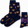 AUSCUFFLINKS Fox Socks For Him | Wildlife Fun Socks Gift for Her | Hunter Socks Quirky Novelty Present for Dad | Socks for Mum (Fox Head) One Size view 1