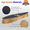 SereneLife Complete Standard Skateboard Mini Cruiser - 8 Ply Canadian & Bamboo Maple Deck Complete Flat Concave Skate Board W/ 7" Aluminum Trucks - for Kids, Teens, Adults - SereneLife SL7SBBK (Black) view 3
