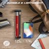 ACACIA Mini Bike Pump Fits Schrader and Presta Valve with Mounting Bracket 130 PSI 10.2 Inches(Red) view 3