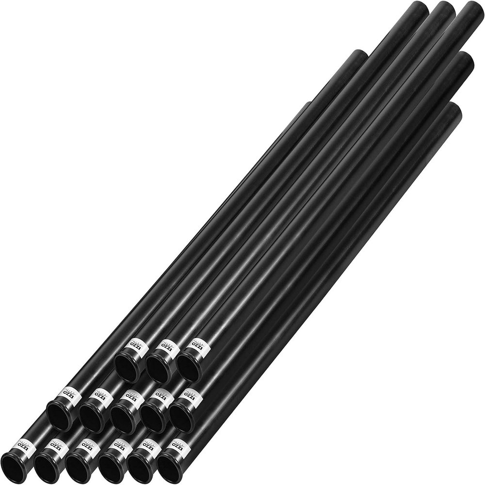 Izzo Golf Club Holder Tube, 1.25 Inch, 14 Pack,Black